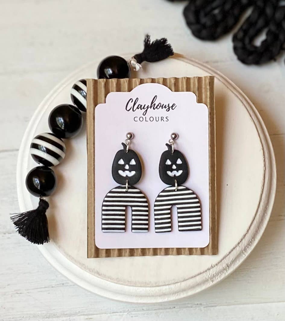 Halloween Clay Earrings