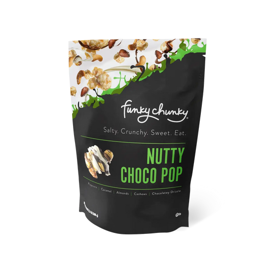 Nutty Choco Pop | Chocolate Popcorn | 19-ounce Bags