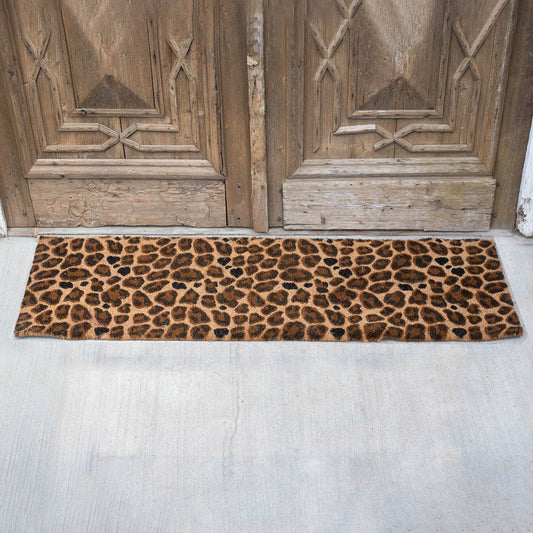 Leopard Coir Doormat