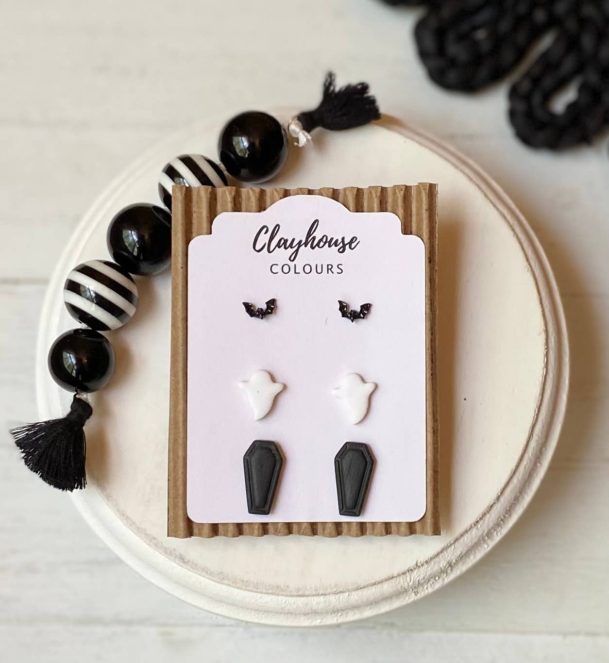 Halloween Clay Earrings