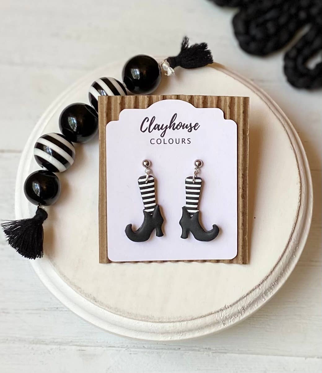 Halloween Clay Earrings