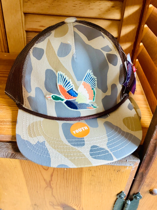 Burlebo Youth Cap - Retro Camo Duck