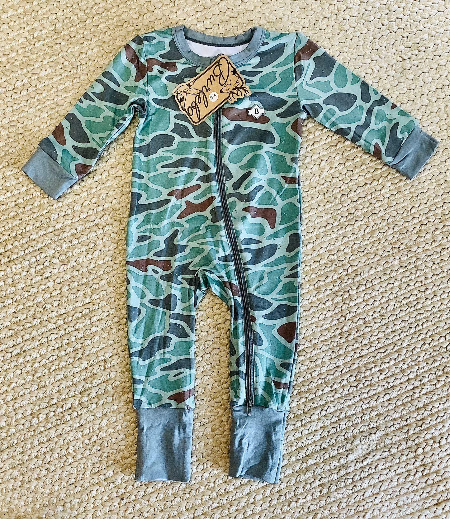 Burlebo Baby Full-zip Onesie