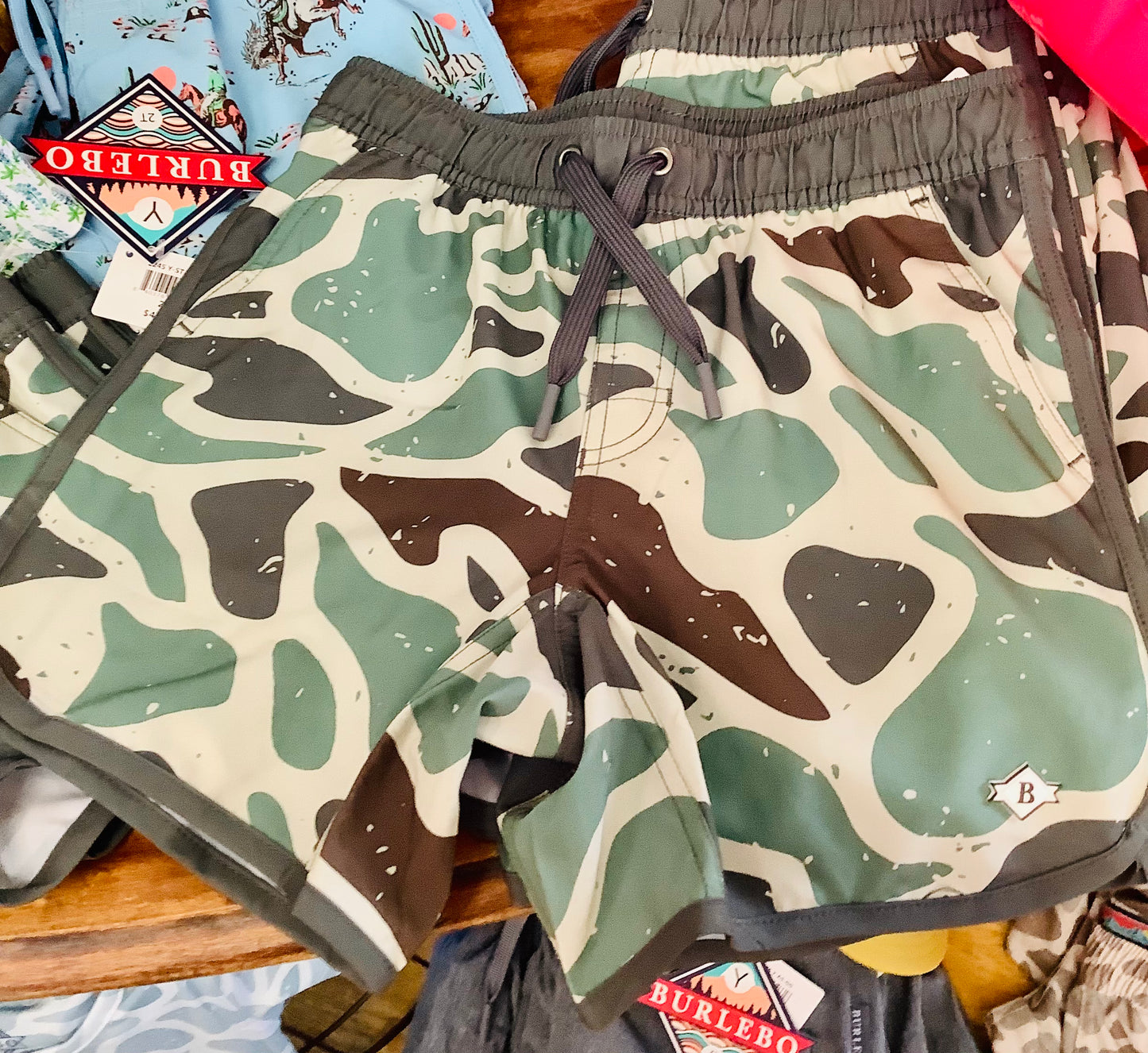 Burlebo Camo Swim shorts