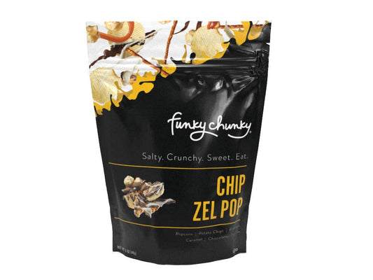 Chip Zel Pop | Chocolate Popcorn | 5-ounce Bags