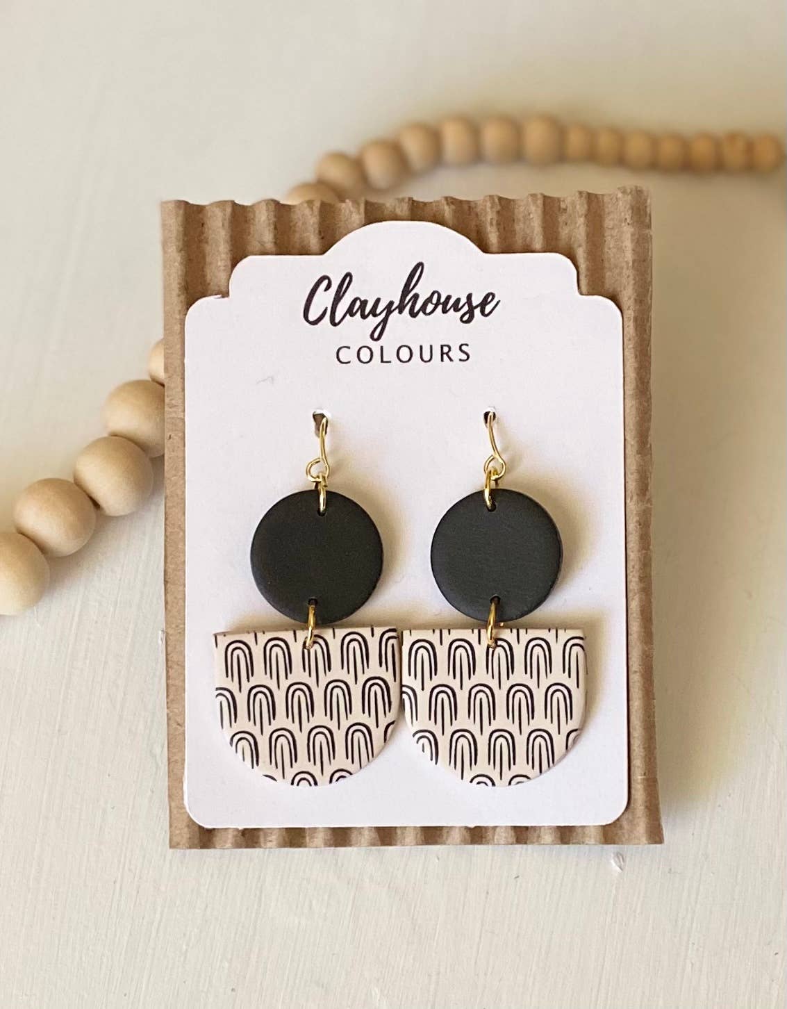 Boho Clay Earrings