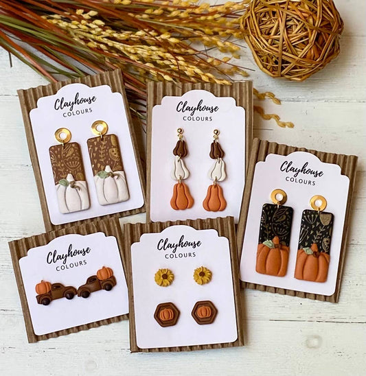 Pumpkin Earrings